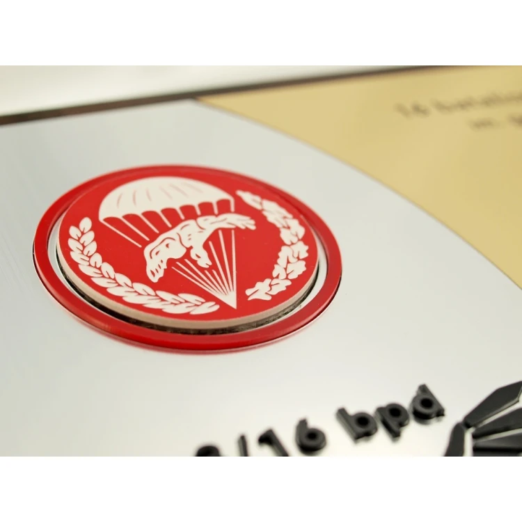 BPD Diploma - appreciation for joint service - with two embossed logos - SL027