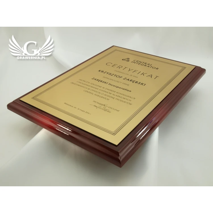 Classic Exclusive Certificate - DCE001