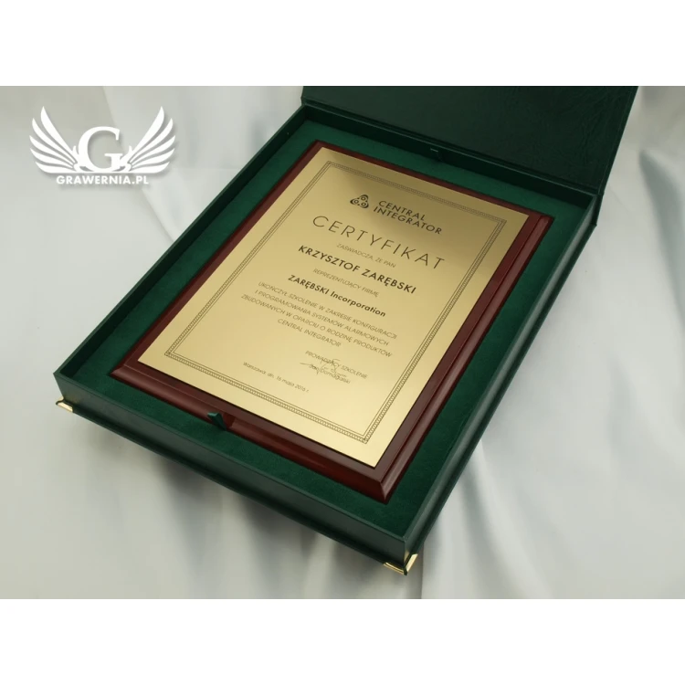 Classic Exclusive Certificate - DCE001