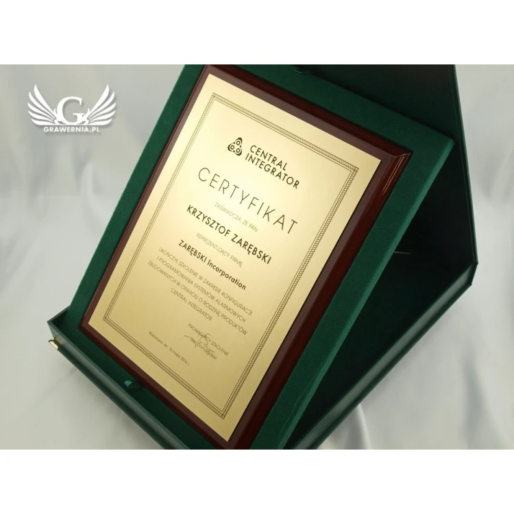Classic Exclusive Certificate - DCE001