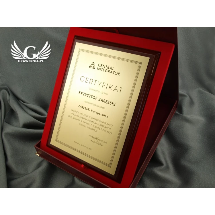 Classic Exclusive Certificate - DCE001