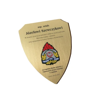 Diploma for Firefighter 195x248mm - DS039