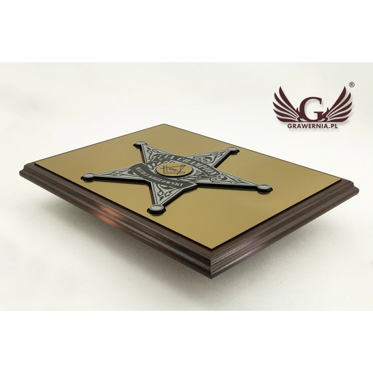 DIPLOMA FOR BOSS - SHERIFF'S STAR - SL029