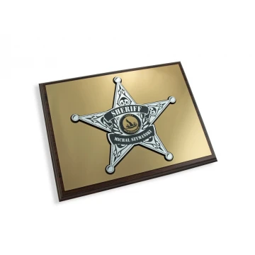DIPLOMA FOR BOSS - SHERIFF'S STAR - SL029