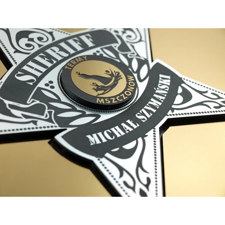 DIPLOMA FOR BOSS - SHERIFF'S STAR - SL029