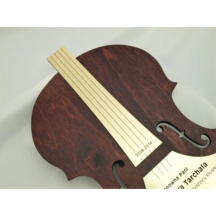 WOODEN DIPLOMA VIOLIN 3 - DRE011