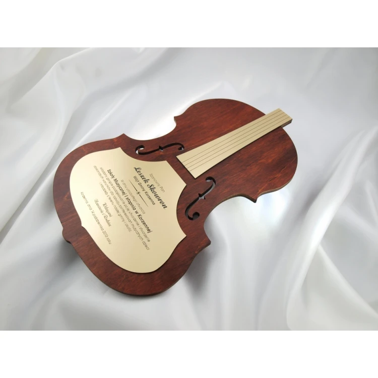 WOODEN DIPLOMA VIOLIN 2 - DRE010