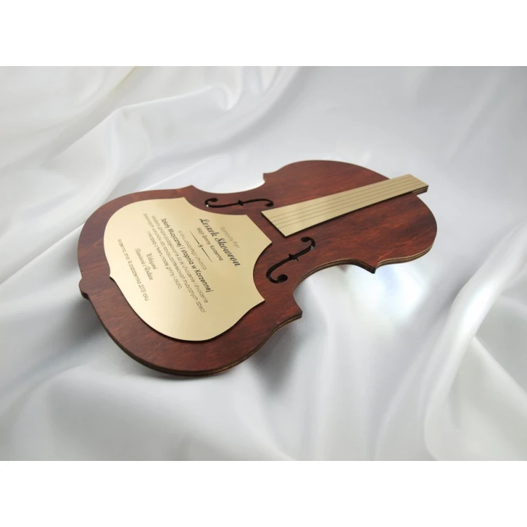 WOODEN DIPLOMA VIOLIN 2 - DRE010