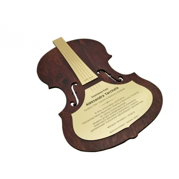 WOODEN DIPLOMA VIOLIN 3 - DRE011