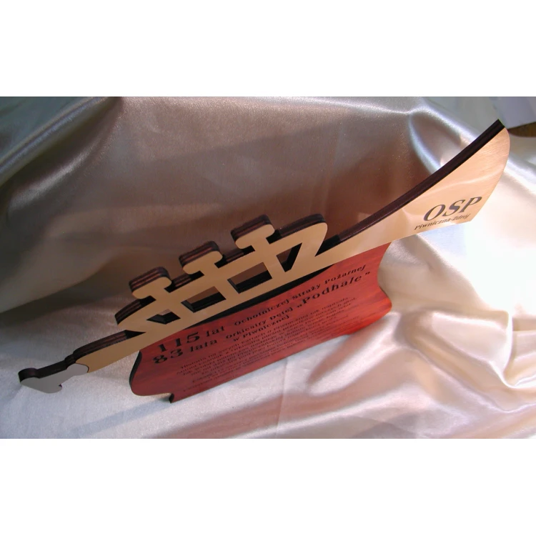 WOODEN DIPLOMA TRUMPET - DRE006