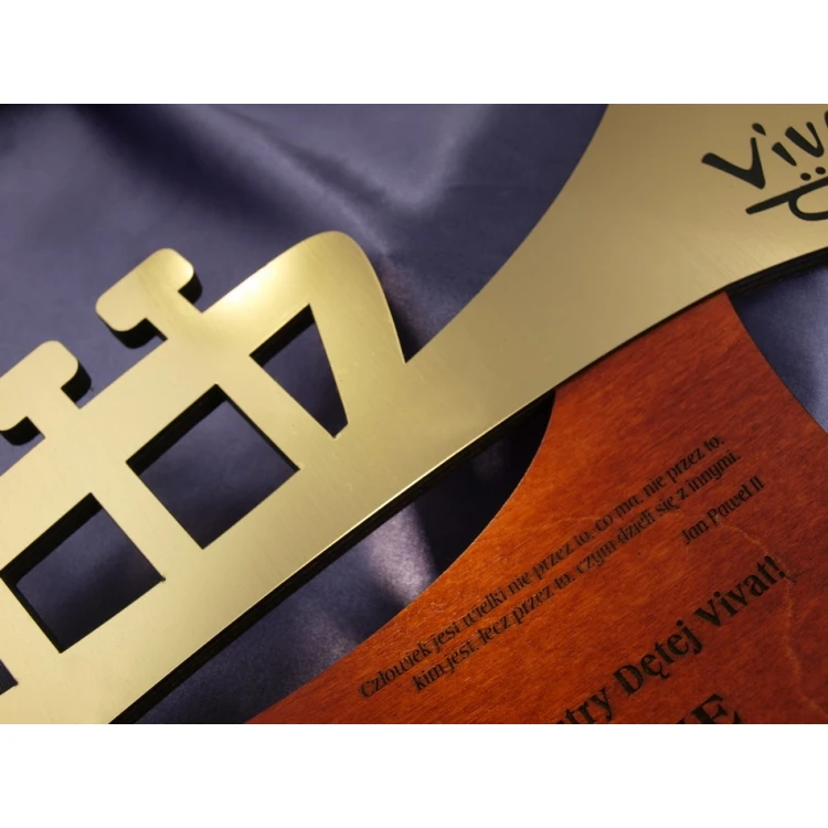 WOODEN DIPLOMA TRUMPET - DRE006