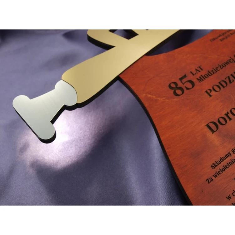 WOODEN DIPLOMA TRUMPET - DRE006
