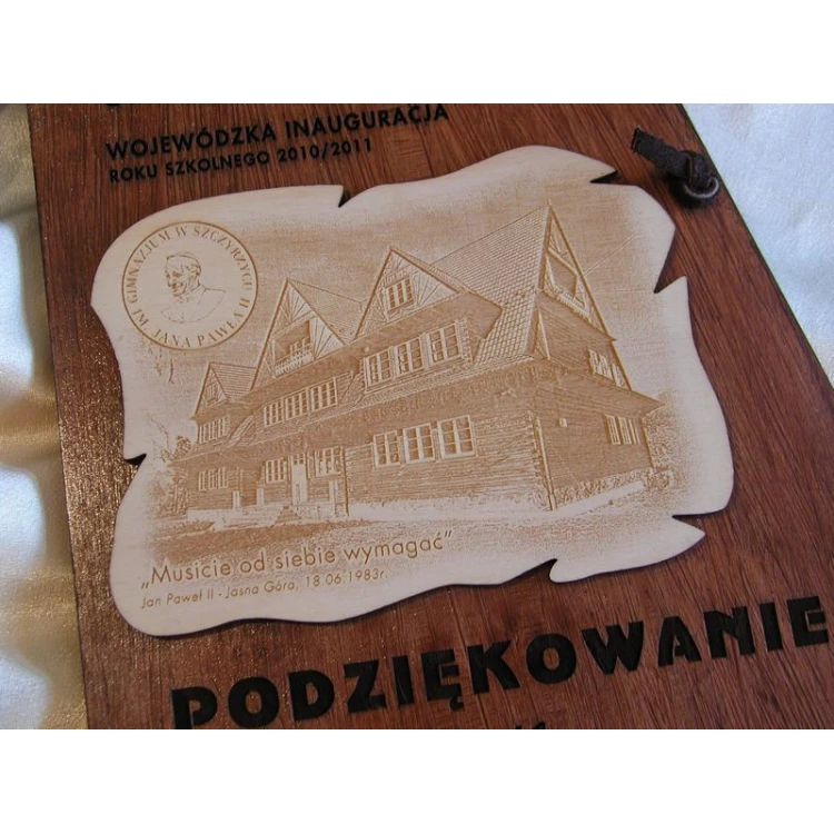 WOODEN CERTIFICATE WITH PHOTO - DRE003