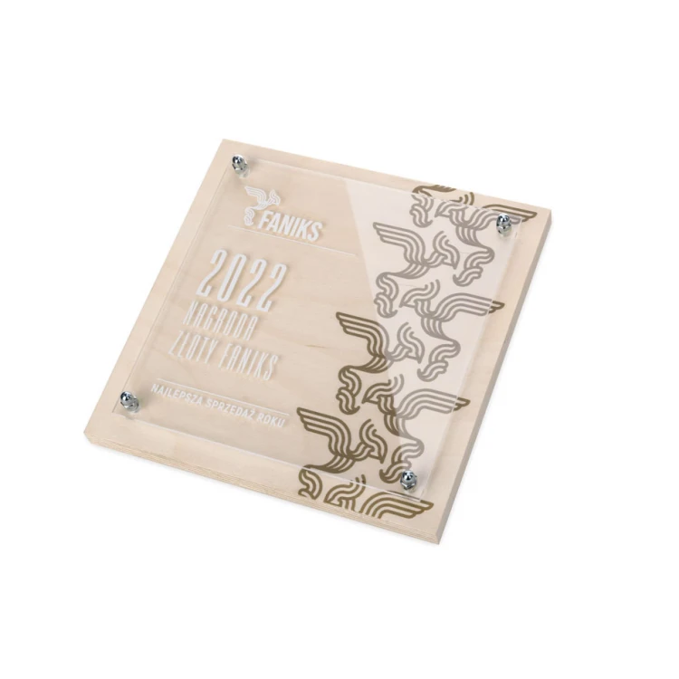 Wooden Diploma with Plexi Front and UV Print - DUV085