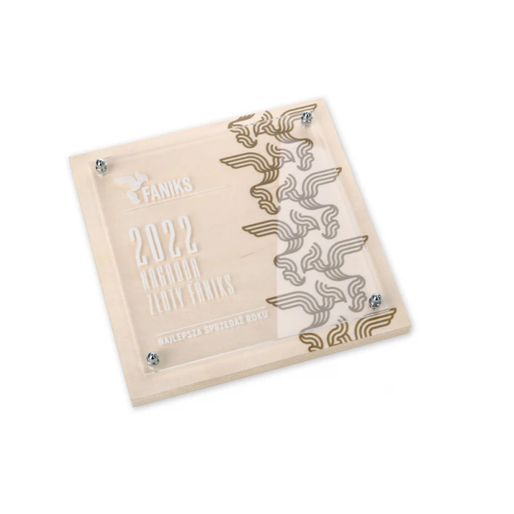 Wooden Diploma with Plexi Front and UV Print - DUV085