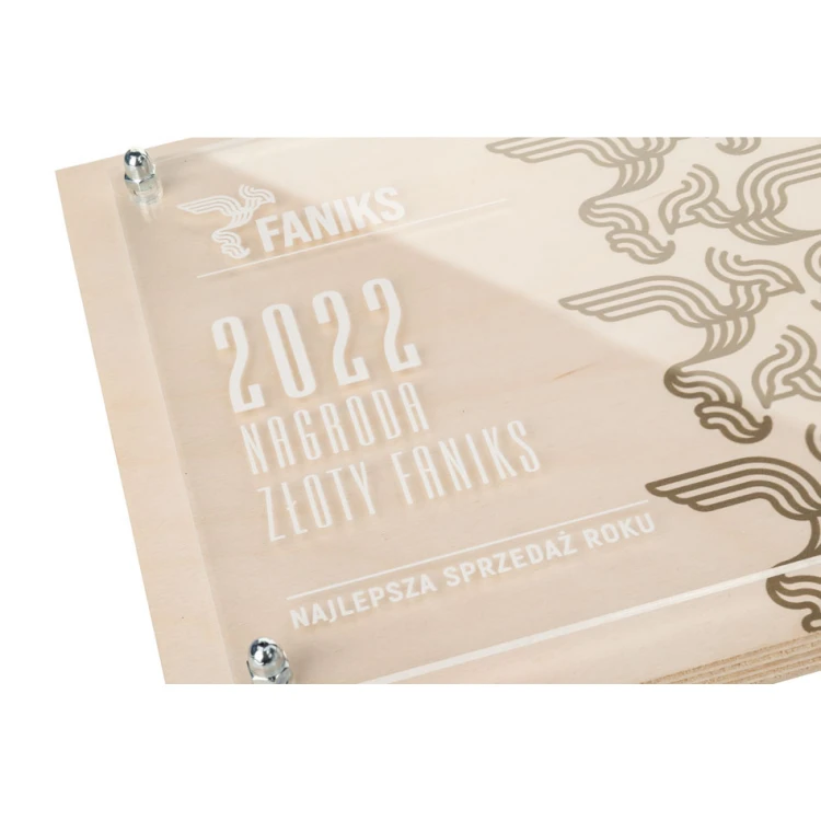 Wooden Diploma with Plexi Front and UV Print - DUV085