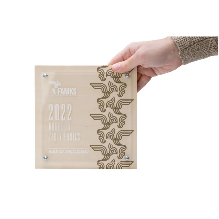 Wooden Diploma with Plexi Front and UV Print - DUV085