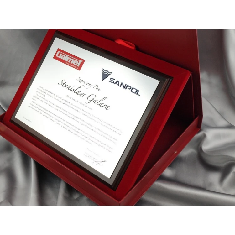 Congratulatory Diploma with Two Embossed Company Logos - SL024