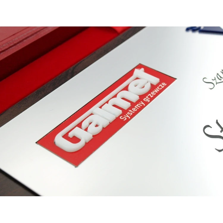 Congratulatory Diploma with Two Embossed Company Logos - SL024