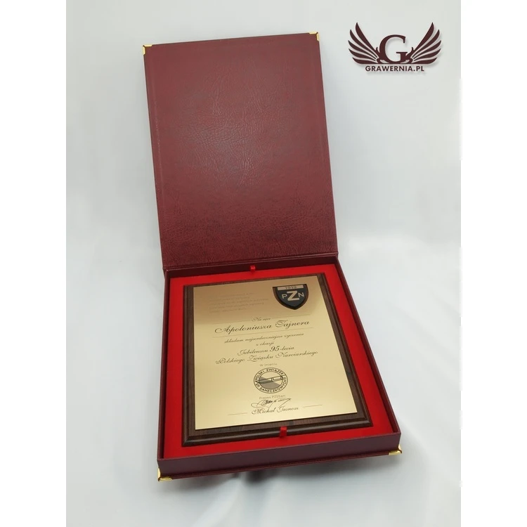 ANNIVERSARY LASER ENGRAVED DIPLOMA - vertical - SL037