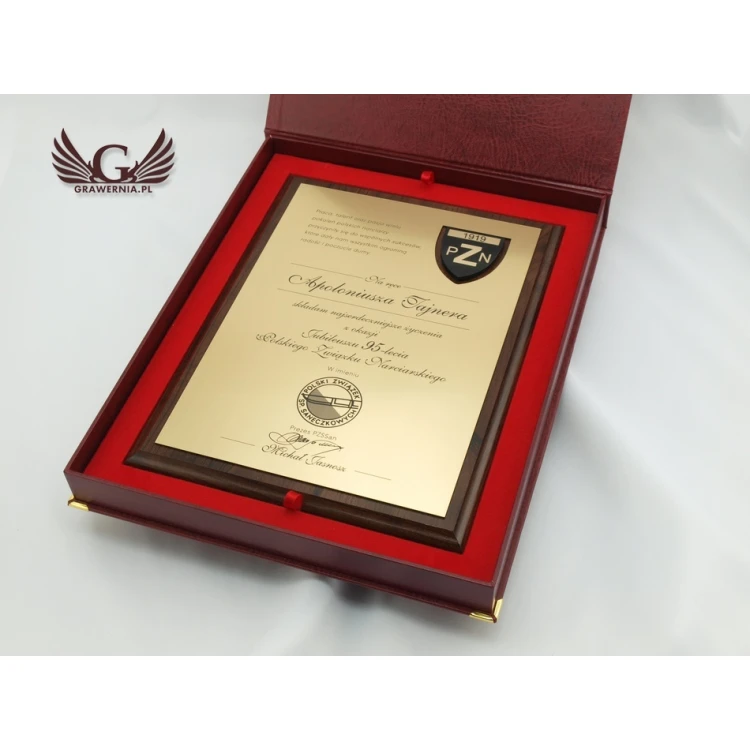 ANNIVERSARY LASER ENGRAVED DIPLOMA - vertical - SL037