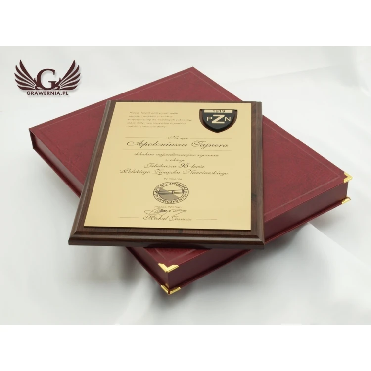 ANNIVERSARY LASER ENGRAVED DIPLOMA - vertical - SL037