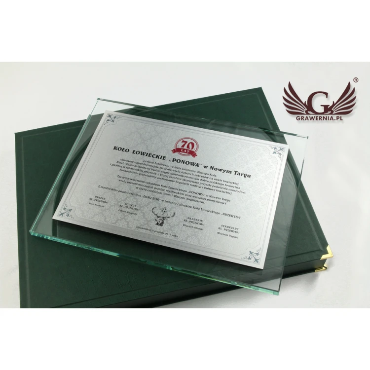 Anniversary Diploma - Horizontal - UV Color Print - DUV021