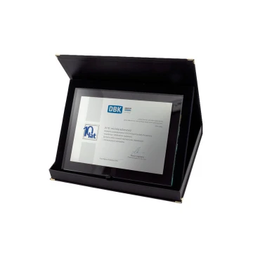 Anniversary Diploma - Horizontal - UV Color Print and Embossed Logo - DUV027