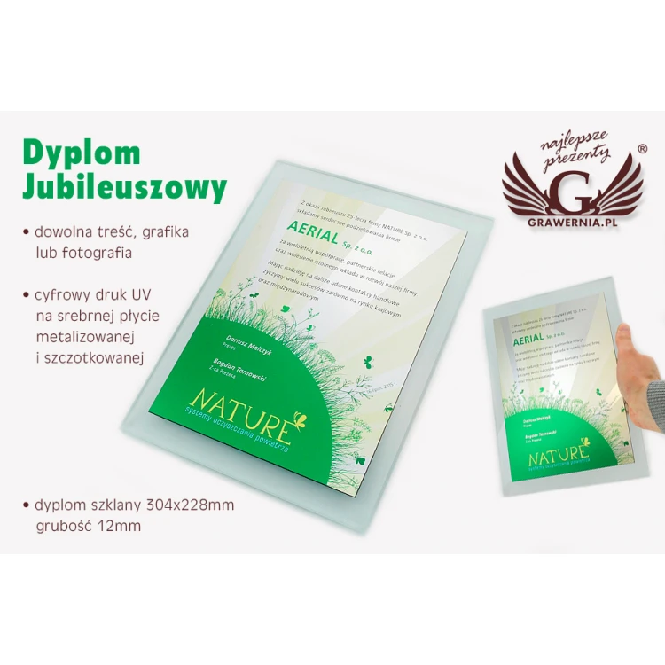Anniversary Diploma - UV Color Print - DUV001