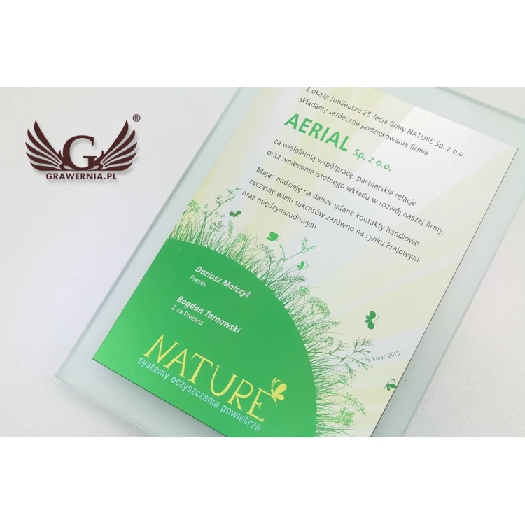 Anniversary Diploma - UV Color Print - DUV001