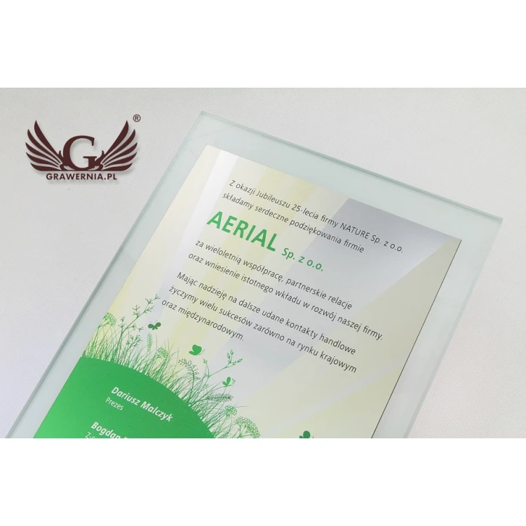 Anniversary Diploma - UV Color Print - DUV001