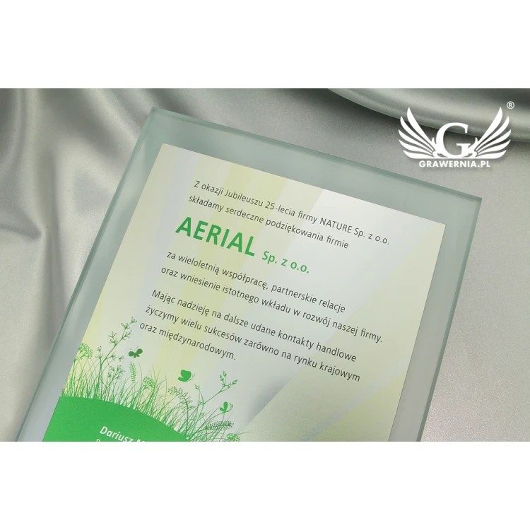 Anniversary Diploma - UV Color Print - DUV001