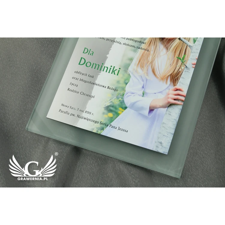 Communion Certificate - Colorful UV Print - DUV002