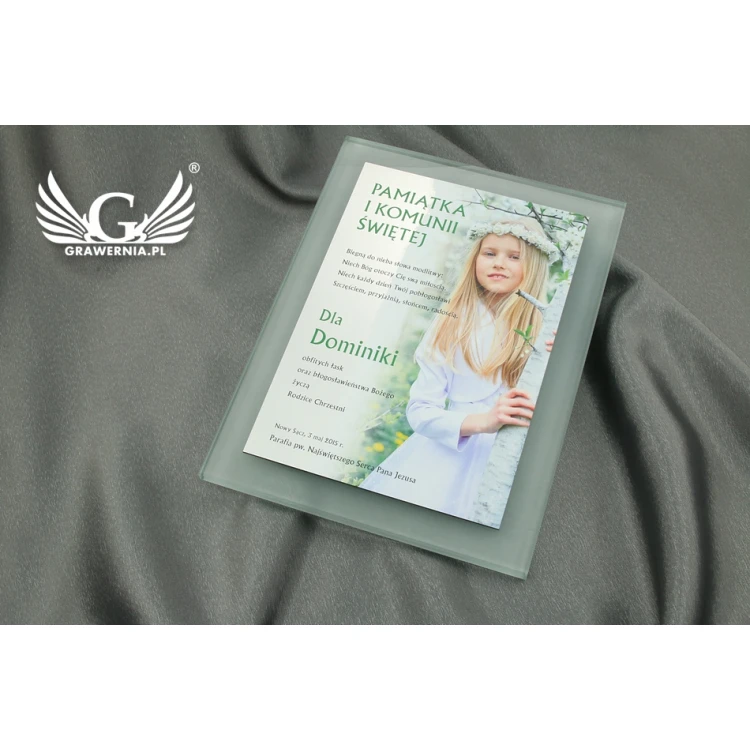 Communion Certificate - Colorful UV Print - DUV002