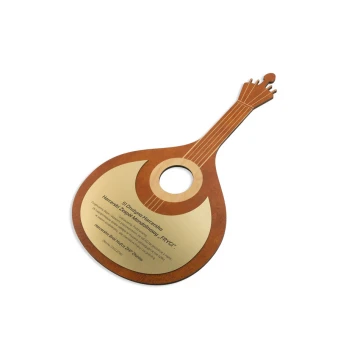 Laser Engraved Mandolin Diploma - size 500x260 mm - DRE009