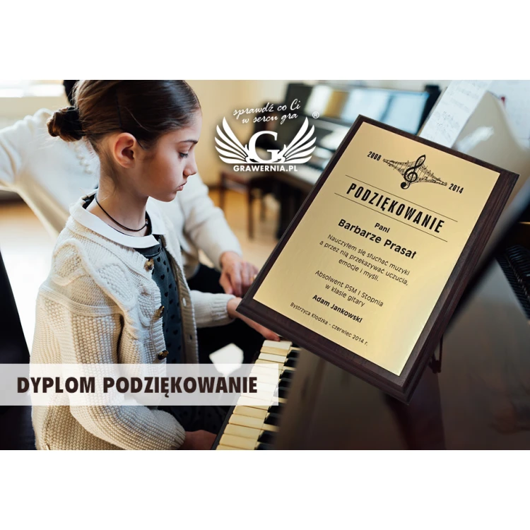 DIPLOMA MD2 - gold - thank you for the teacher - DS035