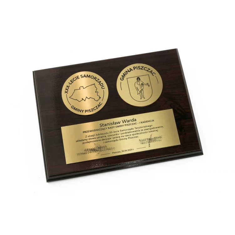 MD2 Diploma with Brass 1.6mm - Two Medals and Plaque - DS028