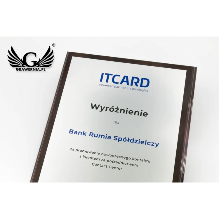 DIPLOMA MD3 - Recognition Diploma with UV Print and Engraving - DUV040