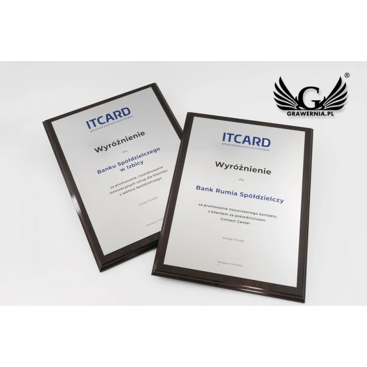 DIPLOMA MD3 - Recognition Diploma with UV Print and Engraving - DUV040