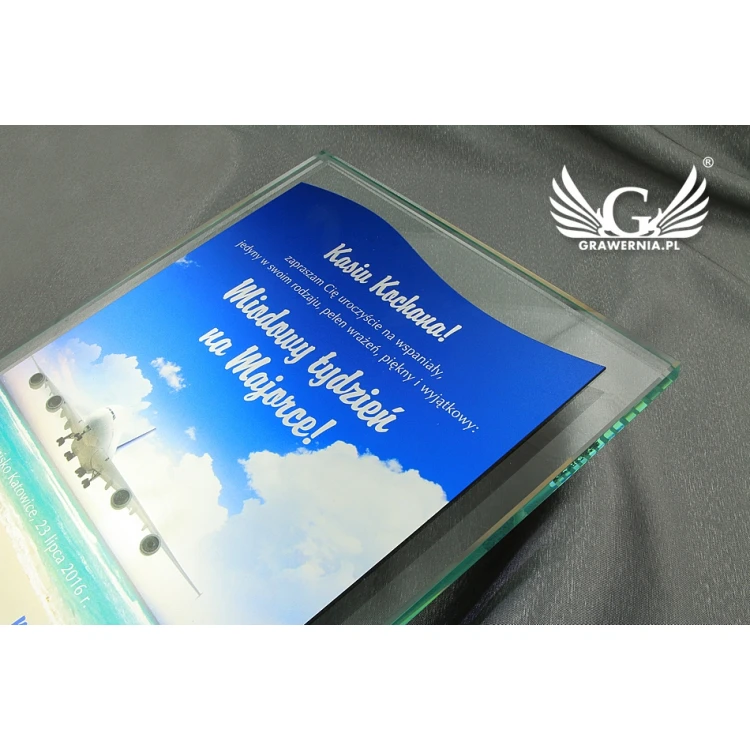 Honeymoon Week Diploma - Colorful UV Print - DUV003