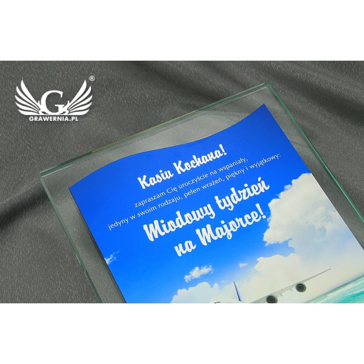 Honeymoon Week Diploma - Colorful UV Print - DUV003