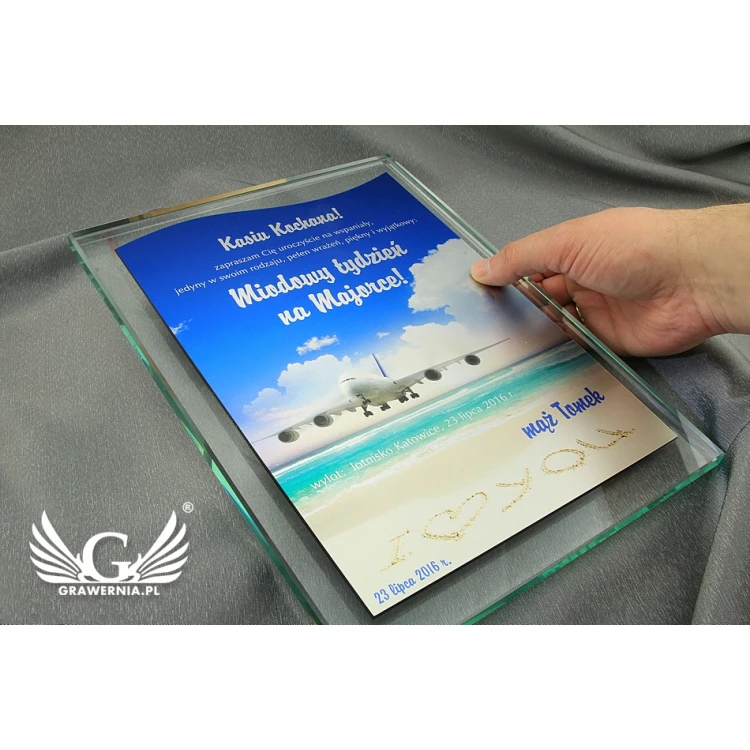 Honeymoon Week Diploma - Colorful UV Print - DUV003