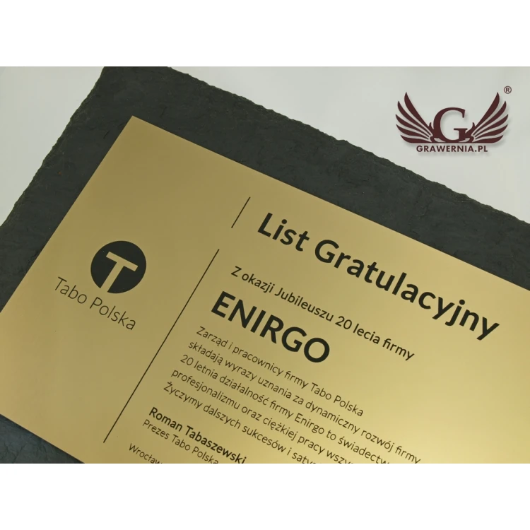 Slate Stone Diploma - DK001 - Horizontal