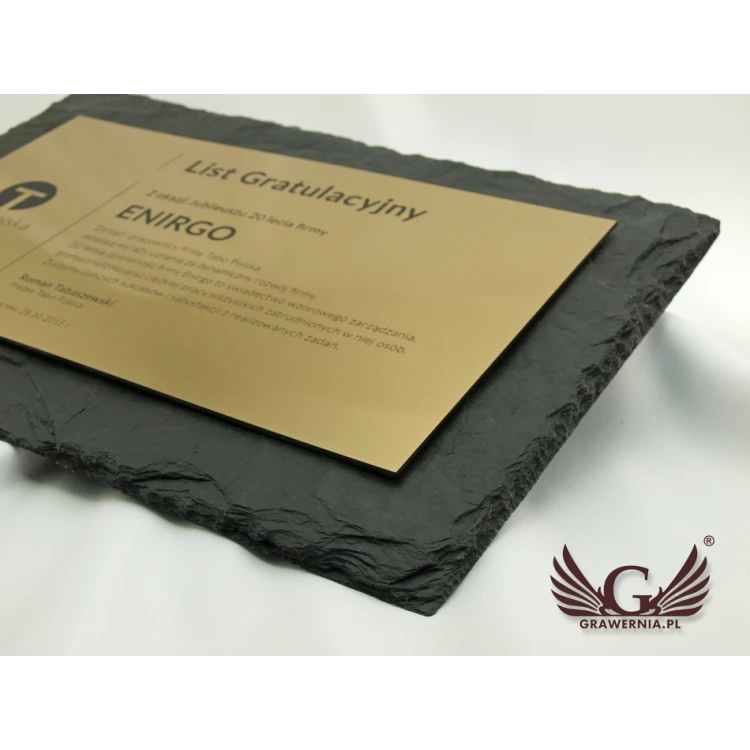 Slate Stone Diploma - DK001 - Horizontal