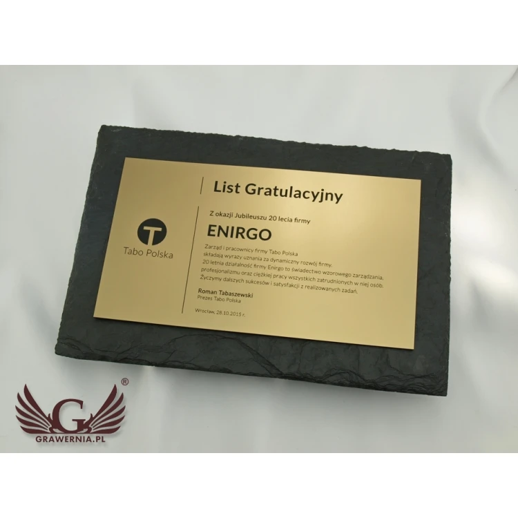 Slate Stone Diploma - DK001 - Horizontal