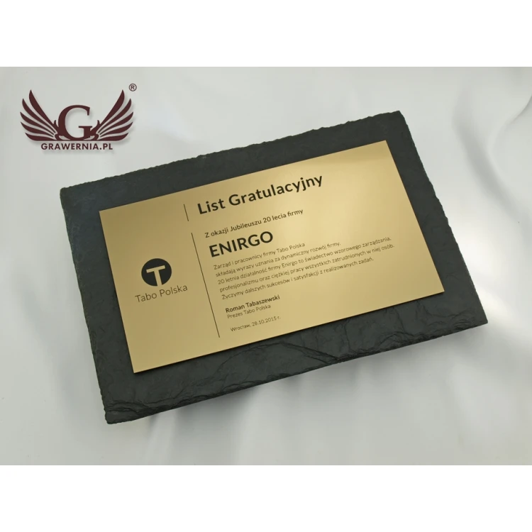 Slate Stone Diploma - DK001 - Horizontal