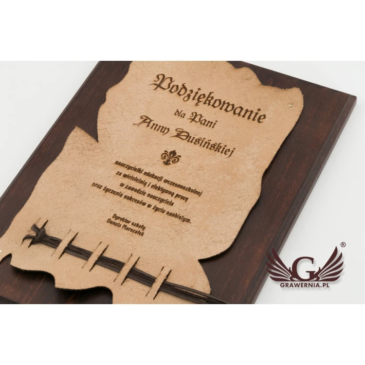 Diploma on Leather - Pattern A - DSK001