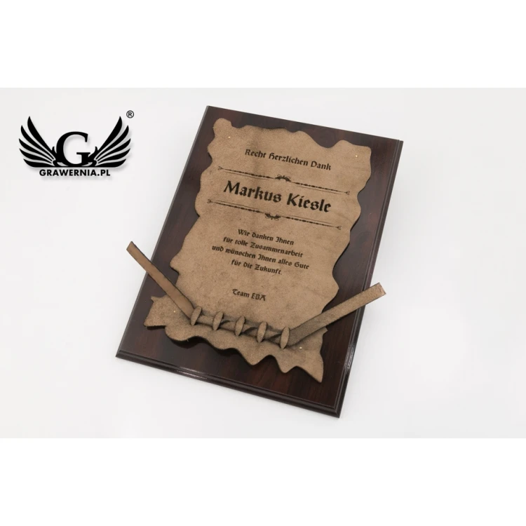 Diploma on Leather - Pattern B - DSK002