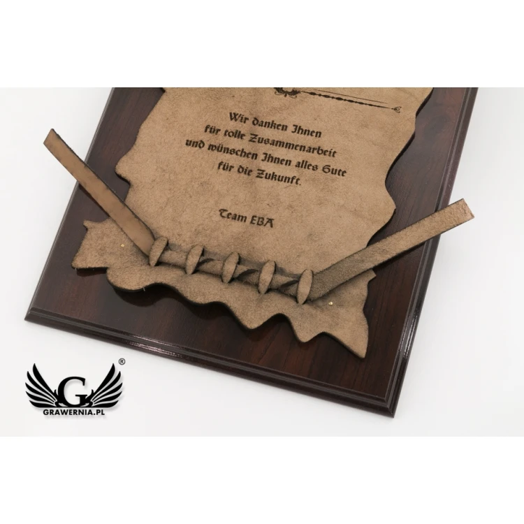 Diploma on Leather - Pattern B - DSK002