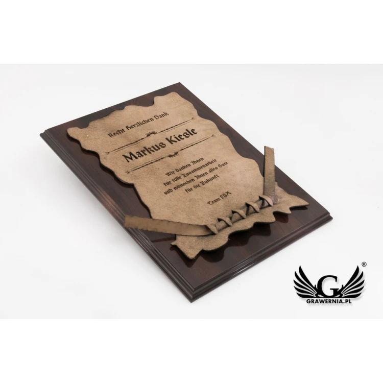 Diploma on Leather - Pattern B - DSK002
